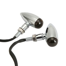 Load image into Gallery viewer, Chrome Motorcycle Bullet Turn Signal Blinker Indicator Light For Harley Chopper