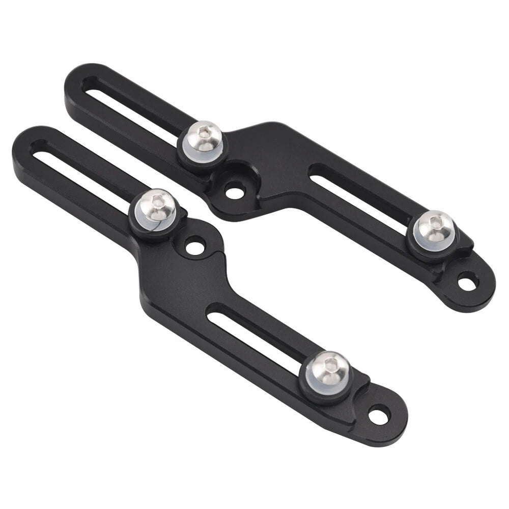 Black Aluminum Windshield Windscreen Adjusters Kit for Honda CB500X 2017-2020 ST
