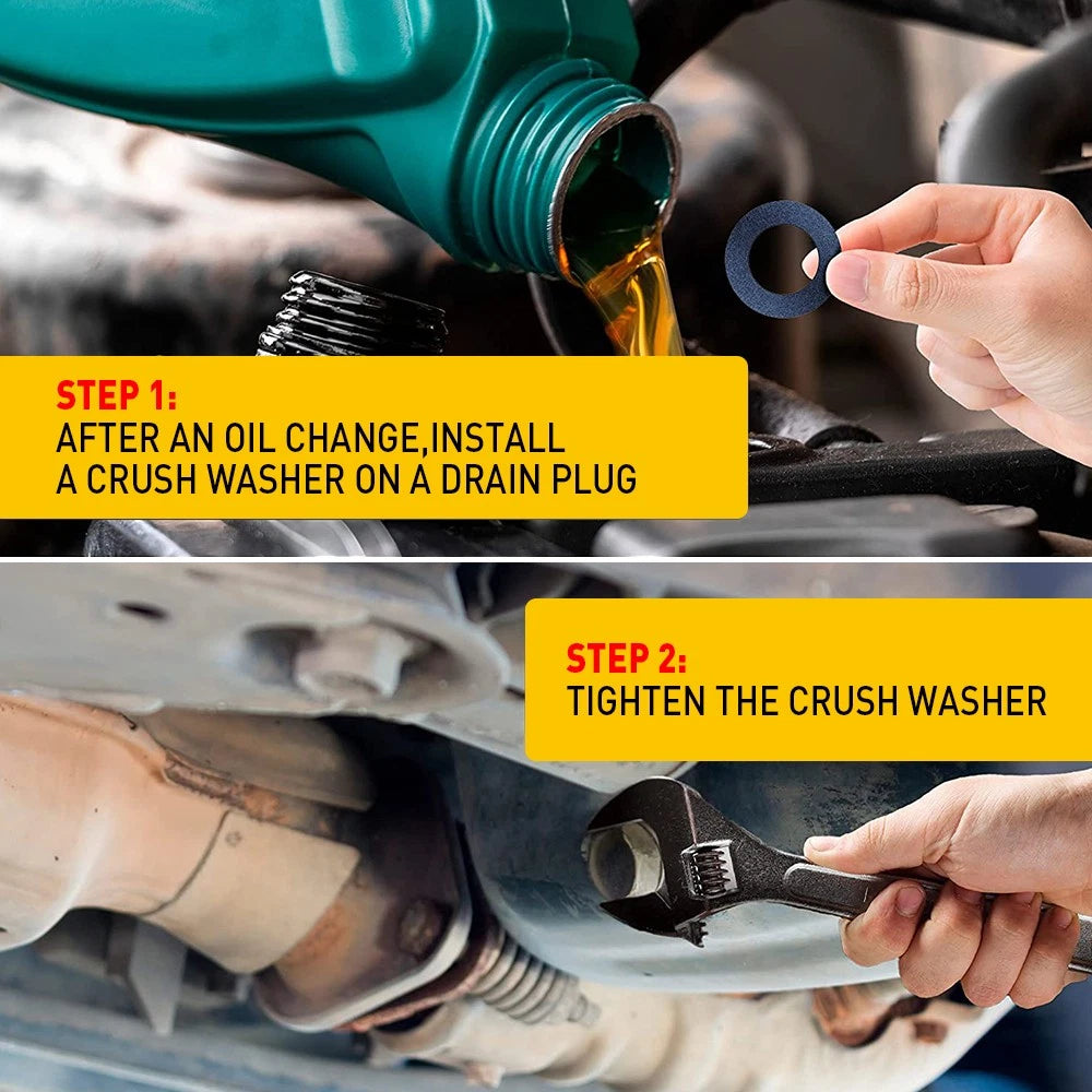 10x Oil Drain Sump Plug Washers Gasket 12mm Hole For Toyota Lexus 90430-12031 AU