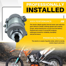 Load image into Gallery viewer, 2x STARTER MOTOR FOR Motorcycles Off-Road 250 XC-W 2008 2009 2010 11 12 249cc