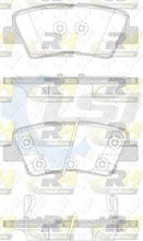 Load image into Gallery viewer, Rear Brake Pads and Disc Rotors set for Hyundai Elantra MD 1.8 2011-2016