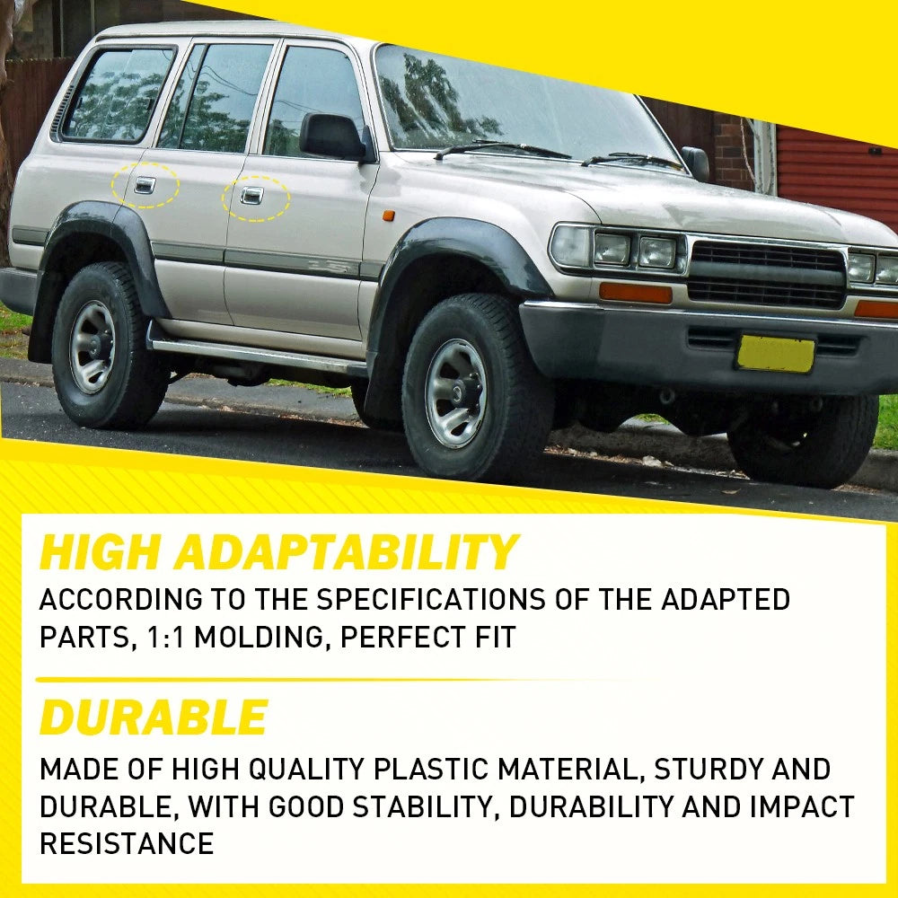 4PCS Outer Inner Door Handle Front/Rear L/R For Toyota Landcruiser 80 90-98