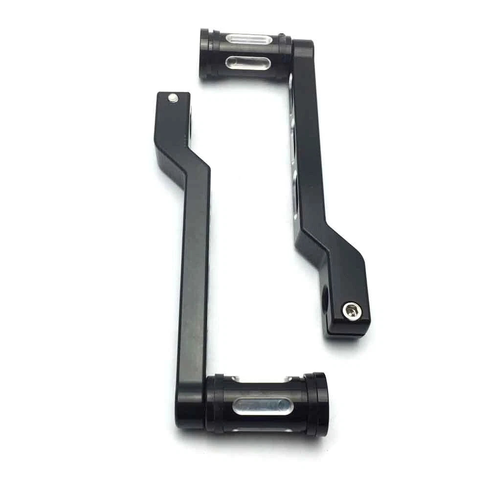 CNC 1" Handlebar Grips Footrest Pedals Shift Lever Pegs for Harley Softail ST