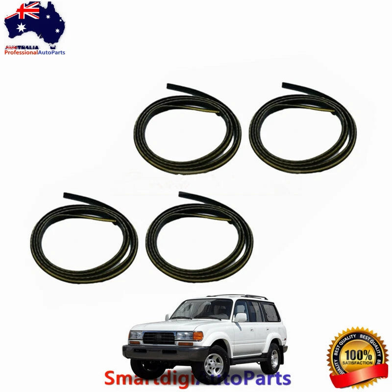 4X FLARE RUBBER SEAL Kit For TOYOTA LANDCRUISER 80 SERIES FJ80 HDJ80 HZJ80 FZJ80