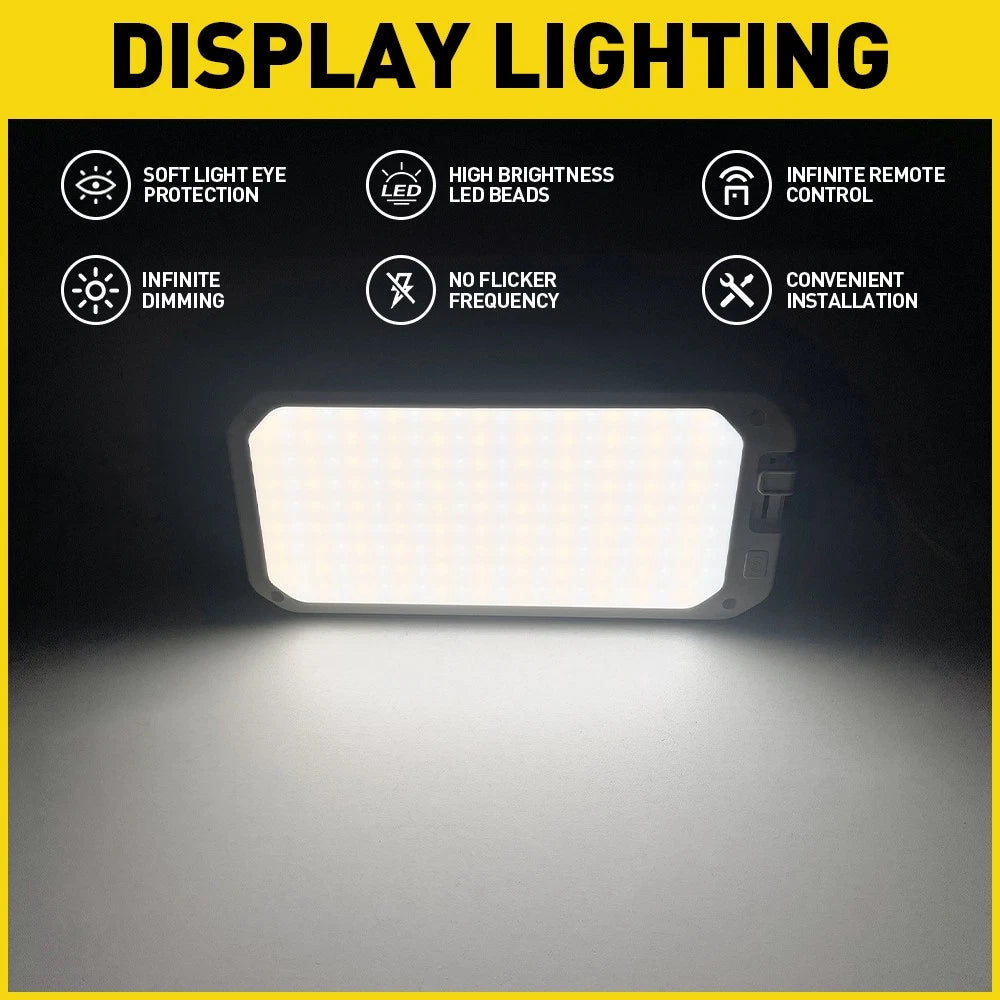 4x RV Interior LED Ceiling Light Boat Camper Caravan Trailer Double Dome Light Z