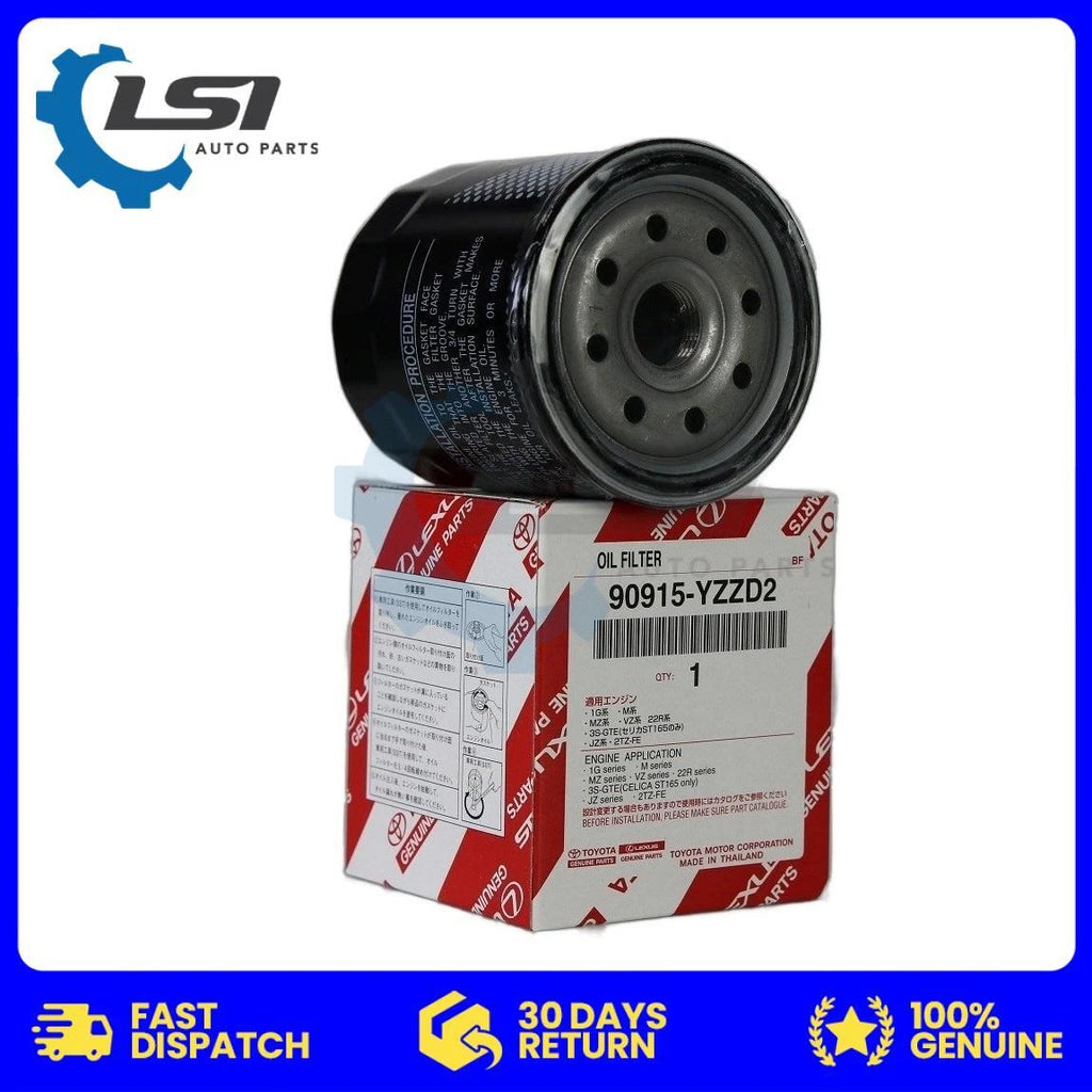 1 x Toyota Genuine Oil Filter 90915-YZZD2 X ref: Z418