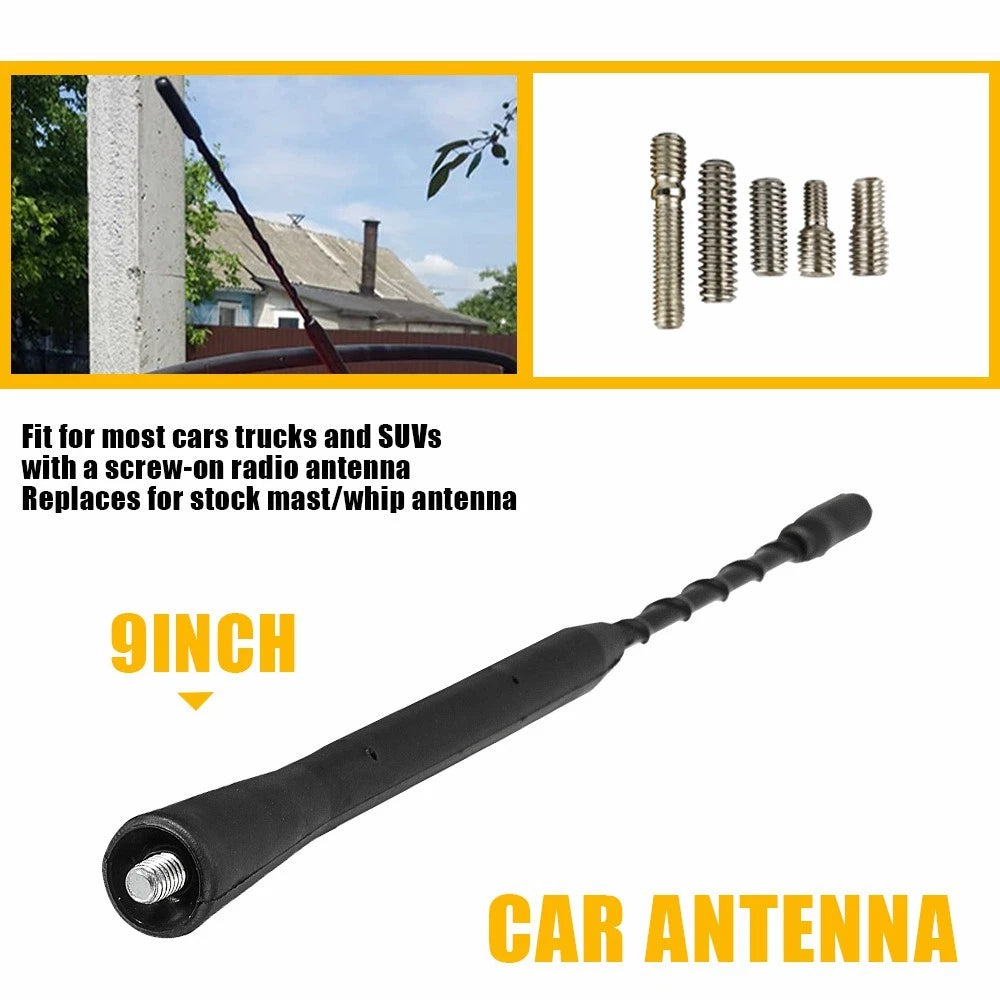Car Roof Antenna Aerial Mast Whip Signal Amplified Stereo Radio Universal