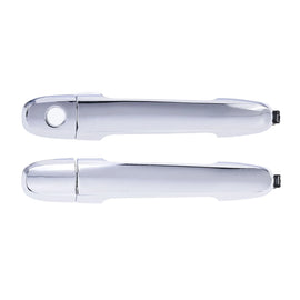 2pc Front LH & RH Outer Door Handle Chrome For Toyota Camry Kluger RAV4 Hilux