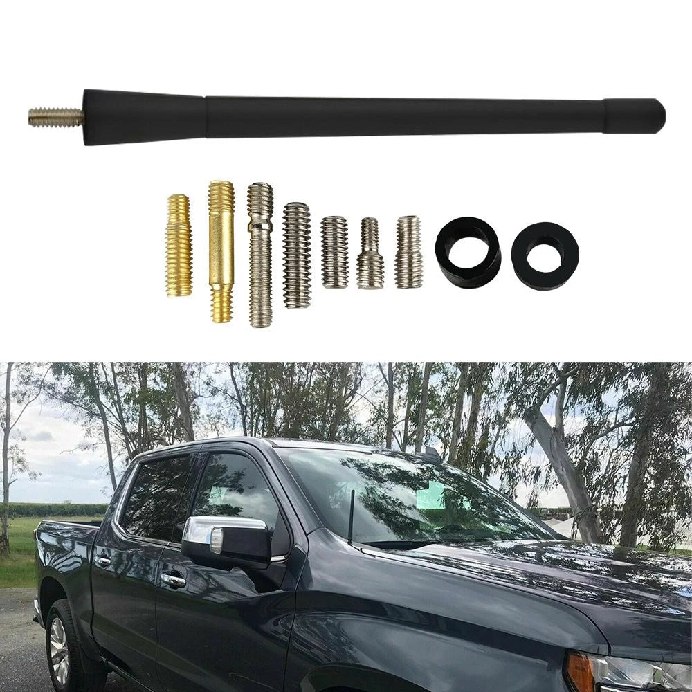 7" Aerial For Mitsubishi Lancer Black Long AM/FM Radio Signal Reception Antenna