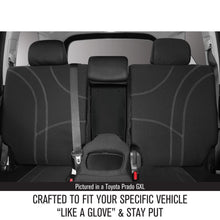 Load image into Gallery viewer, Sperling Getaway Neoprene Rear Black - Silver Stitch Seat Covers Suits Colora...
