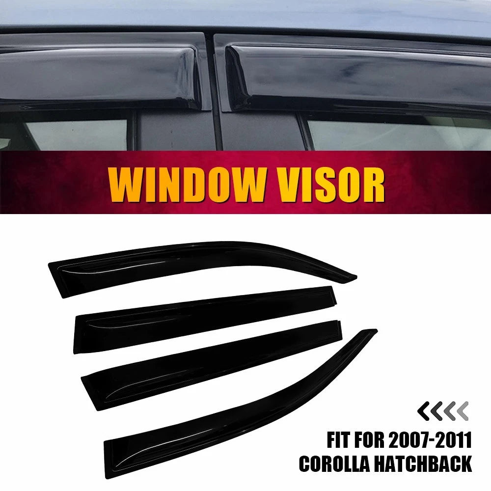 Weather shields Weathershields for Toyota Corolla Hatch 5D 2007-2011 Sun Visors