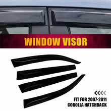 Load image into Gallery viewer, Weather shields Weathershields for Toyota Corolla Hatch 5D 2007-2011 Sun Visors