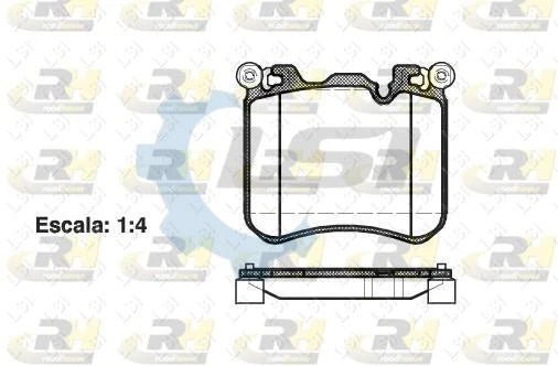 Front and Rear Brake Pads + Sensor for BMW X5M X6M E70 E71 395mm Front Discs