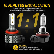 Load image into Gallery viewer, 2x H11 H8 LED Headlight Globes Beam Hi/Low For Toyota Land Cruiser Prado 10-18