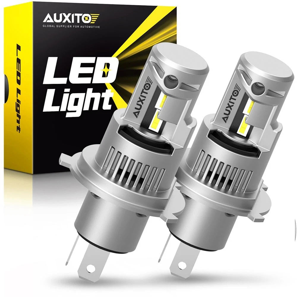 AUXITO 2x 100w H4 Car LED Globe Light Bulbs Driving Headlight Lamp 6500K 12V AU