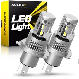 AUXITO 2x 100w H4 Car LED Globe Light Bulbs Driving Headlight Lamp 6500K 12V AU