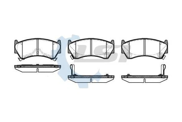 Front Brake Pads and Disc Rotors Set for Nissan PULSAR N15 2.0L 1995 - 00