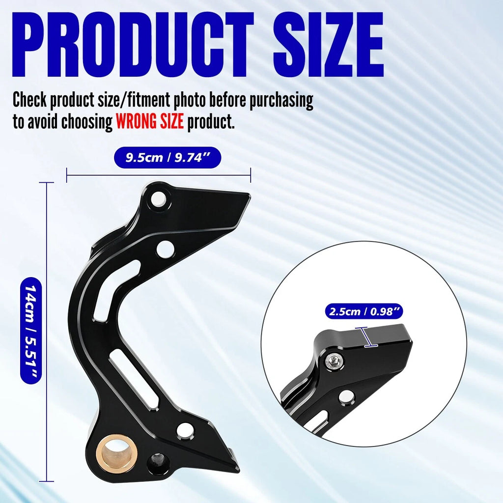 For Honda CRF125F 2019-2025 Shift Shaft Brace & Sprocket Guard Anodized Black ST