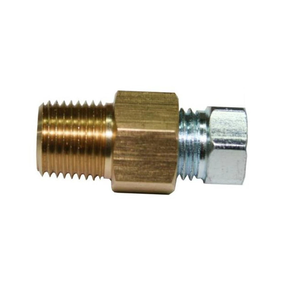 Aeroflow AF375-02 universal line lock brake fitting kit for 3/16 in brake line, 1/8 in NPT brass
