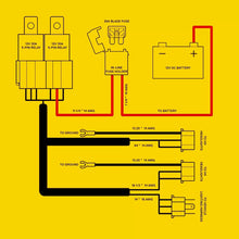 Load image into Gallery viewer, H4 Negative-Switched LED Headlight Headlamp Relay Wiring Harness Plug Kit NEWA