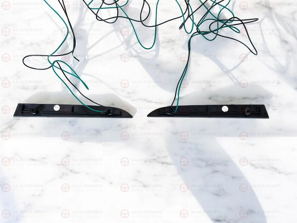 Smoked Black LED Rear Reflectors Pair Holden Commodore VE VF Sedan Wagon SS SV6