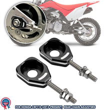 Load image into Gallery viewer, Black Motorcycle Rear Chain Adjuster Tensioner For HONADA All CRF110 2013-2023 M