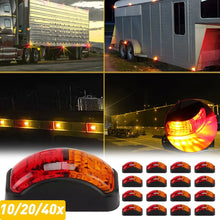Load image into Gallery viewer, 4/10x LED Clearance Lights Side Marker Amber Red Indicators Trailer Truck Lamp.