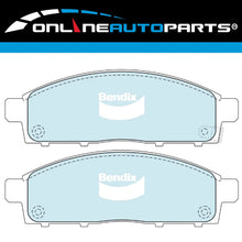 Load image into Gallery viewer, Front Slotted &amp; Dimpled Disc Brake Rotors + Bendix 4WD Pads for Challenger PB PC