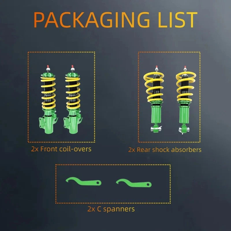 Racing Coilover Kit for Holden VE Commodore 06-13 Adjustable Coilovers Springs