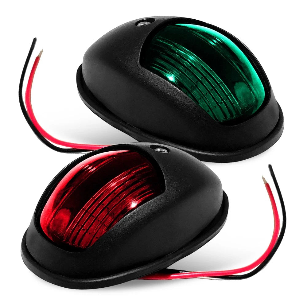 2x LED Navigation Lights Nav Lamp Side Mount Port Starboard Marine Yacht Hot