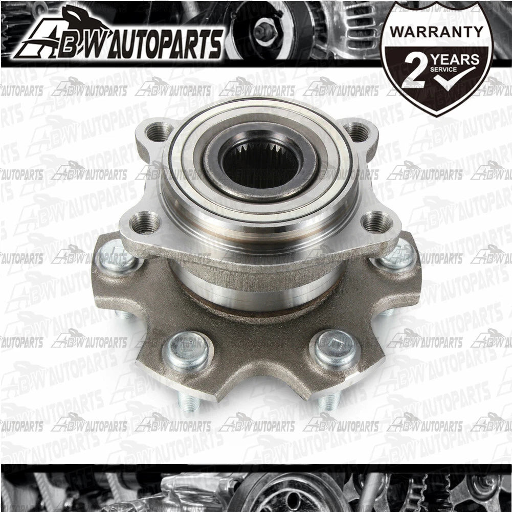 Pair Rear Wheel Bearing Hubs For Mitsubishi Pajero NS NT NW NX 14mm Bolt Hole