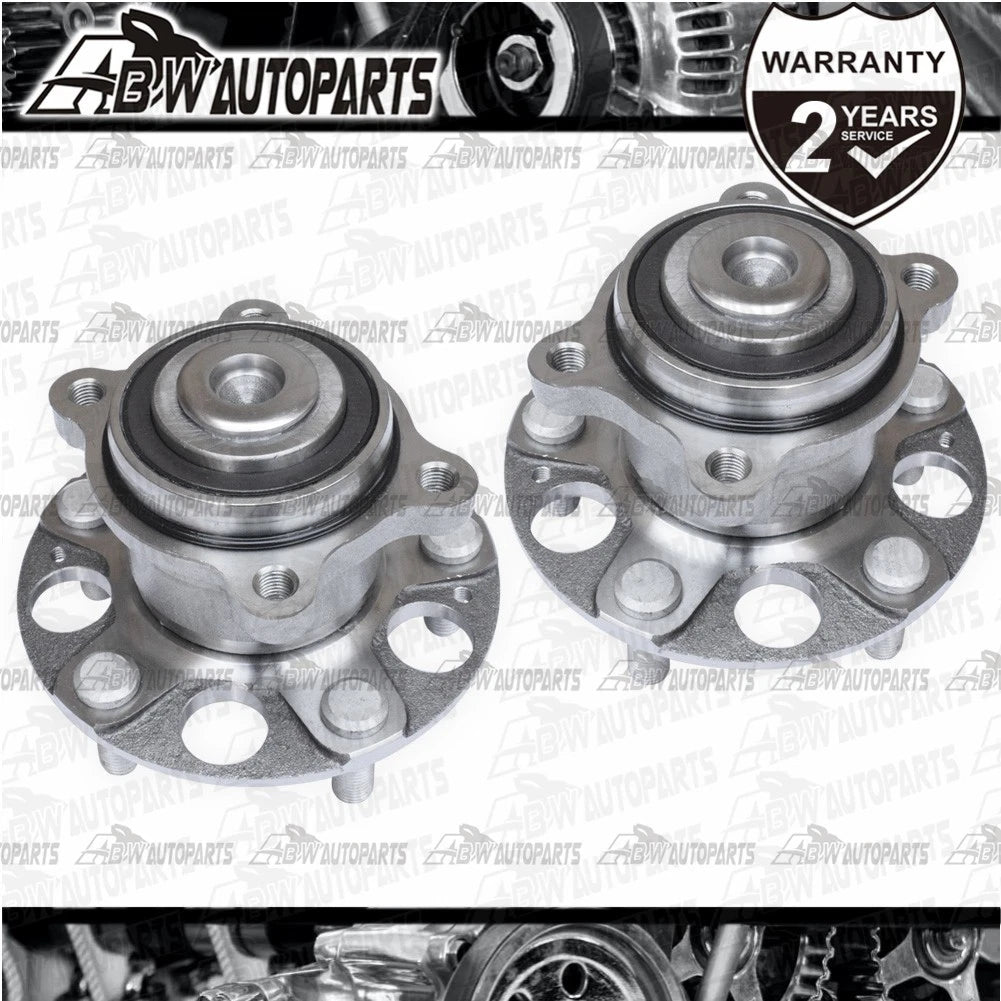Pair Rear Hub Wheel Bearing Assy For Honda Accord Euro CL7 CL9 2.0L 2.4L 2003-08
