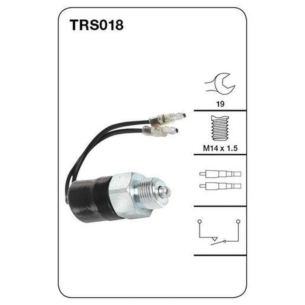 Tridon TRS018 Reverse Light Switch, M14 x 1.5, Normally Open