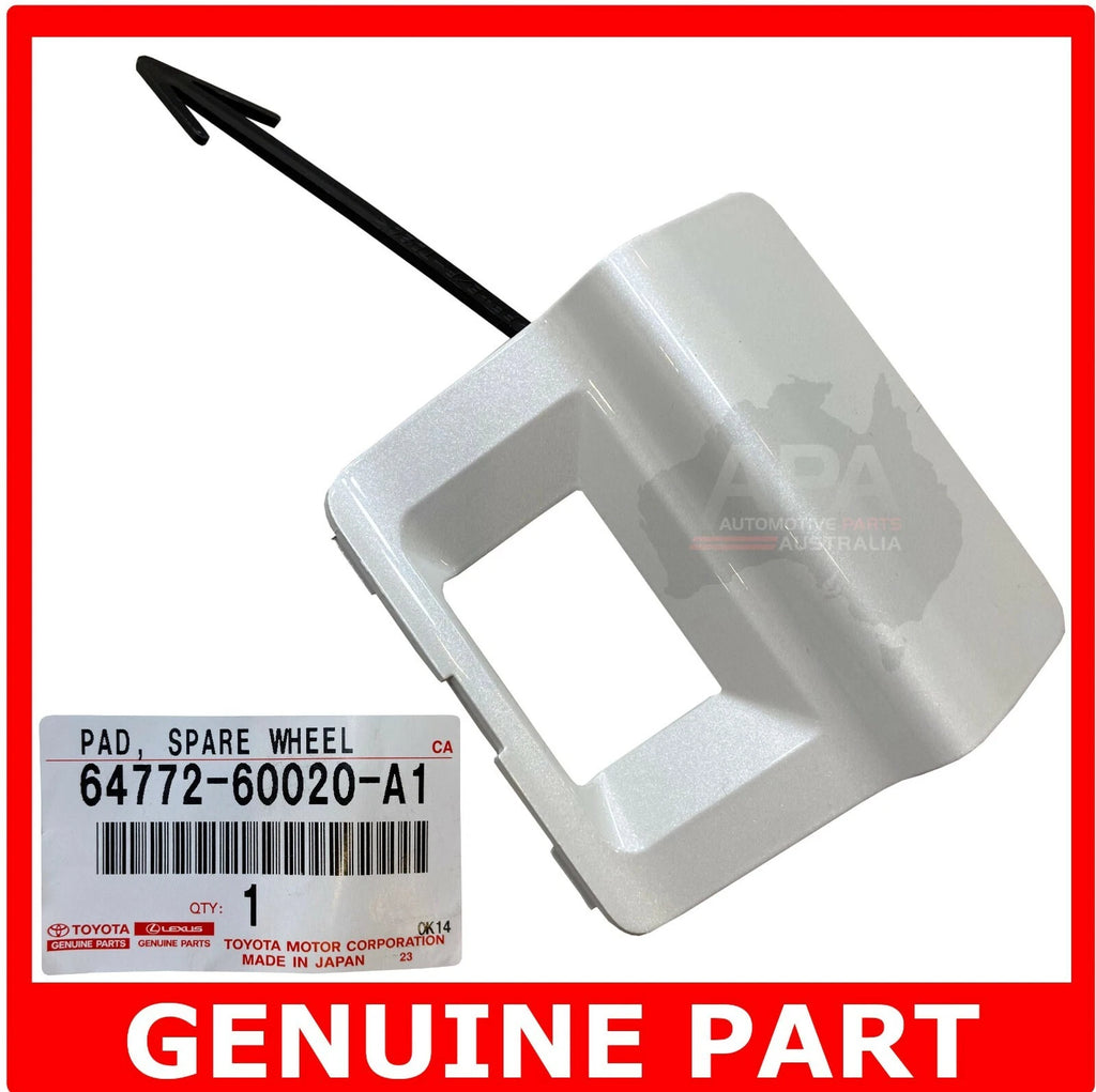 GENUINE Toyota Prado 150 Series KDJ GRJ GDJ Spare Wheel Camera Cover Pearl White