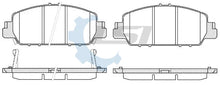 Load image into Gallery viewer, Front Brake Pads and Disc Rotor set for Honda Odyssey VTi VTi-L RC1 2.4 14-20