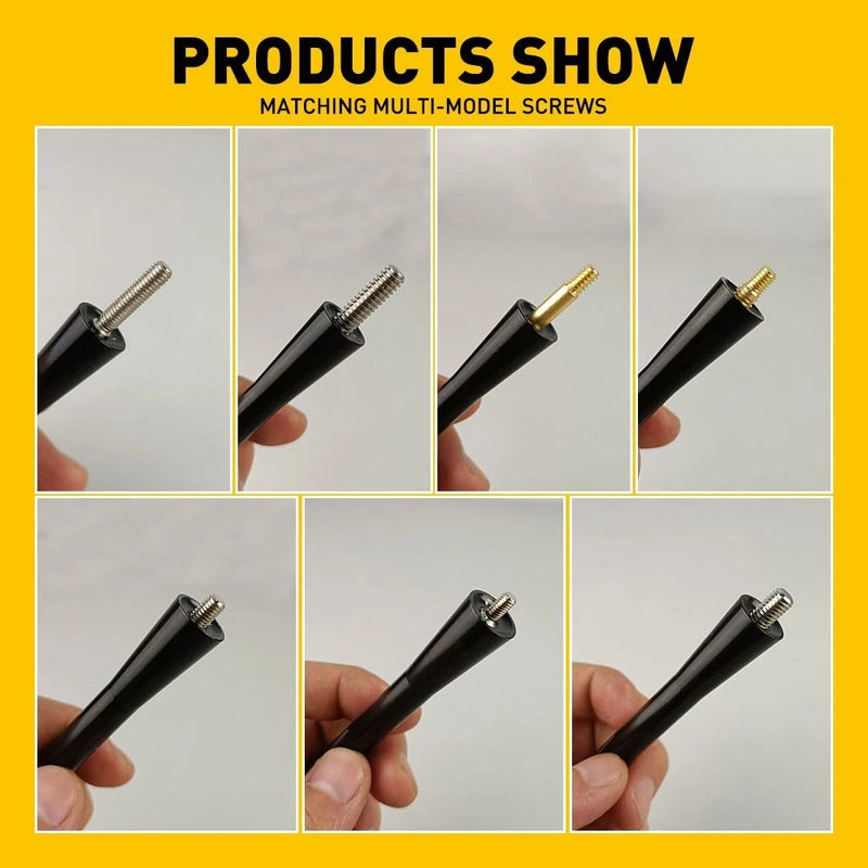 7" AM/FM Roof Antenna Mast for Ford Falcon FG XR6 XR8 – Black Rubber