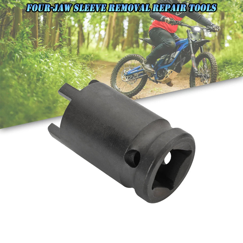 Four-Jaw Sleeve Removal Repair Tools For Sur-Ron S/X Motorcycle Bike Iron Brown