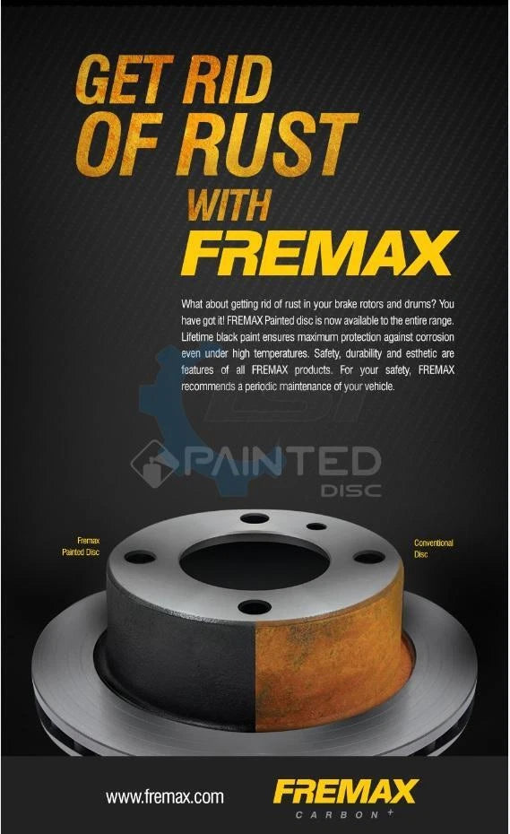 Fremax Rear Disc Brake Rotors for VW Crafter 35 TDI SY 2017–2022 300mm