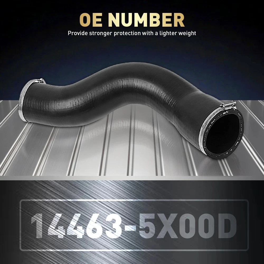 2x Turbo Intercooler Hose Cold Side For Nissan Navara D40 Pathfinder R51 2010 AU