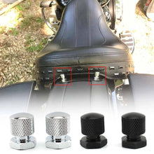Load image into Gallery viewer, Chrome CNC Aluminum Rear Seat Bolt Screw for Harley Fatbob Softail Road King ST