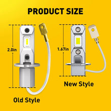 Load image into Gallery viewer, 2PCS AUXITO H3 LED Headlight Globes Bulb Kit High/Low Beam 20000LM 6500K White Z