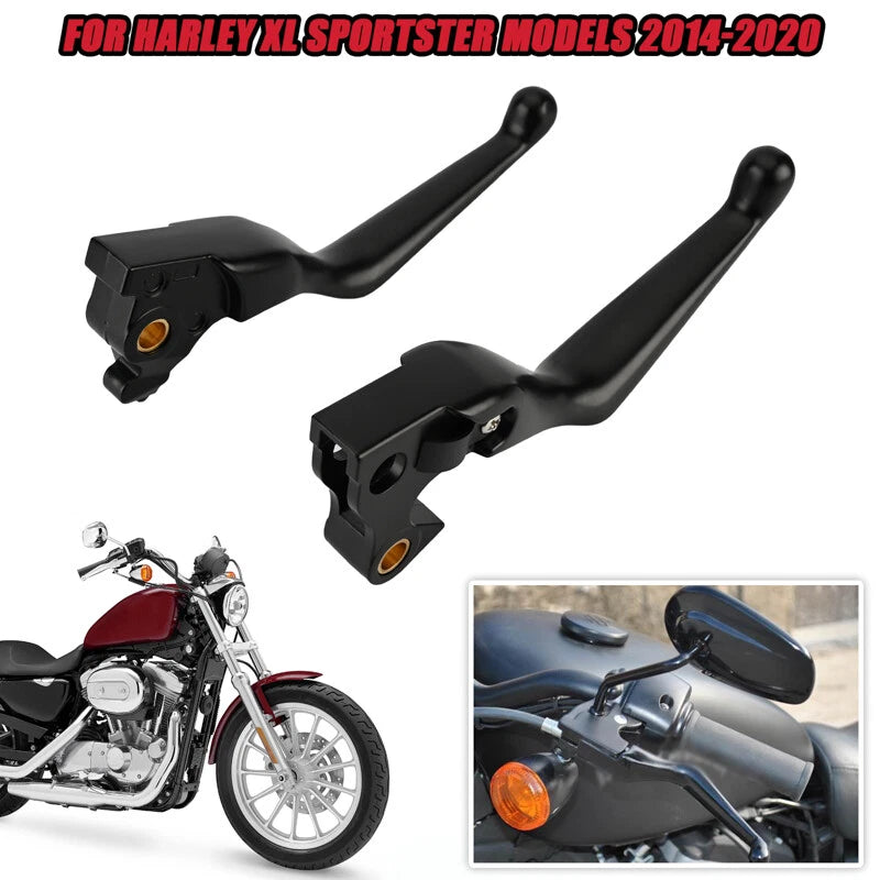 Brake Clutch Levers For Harley Sportster 1200 XL883 XL1200C Custom XL1200C 14-20