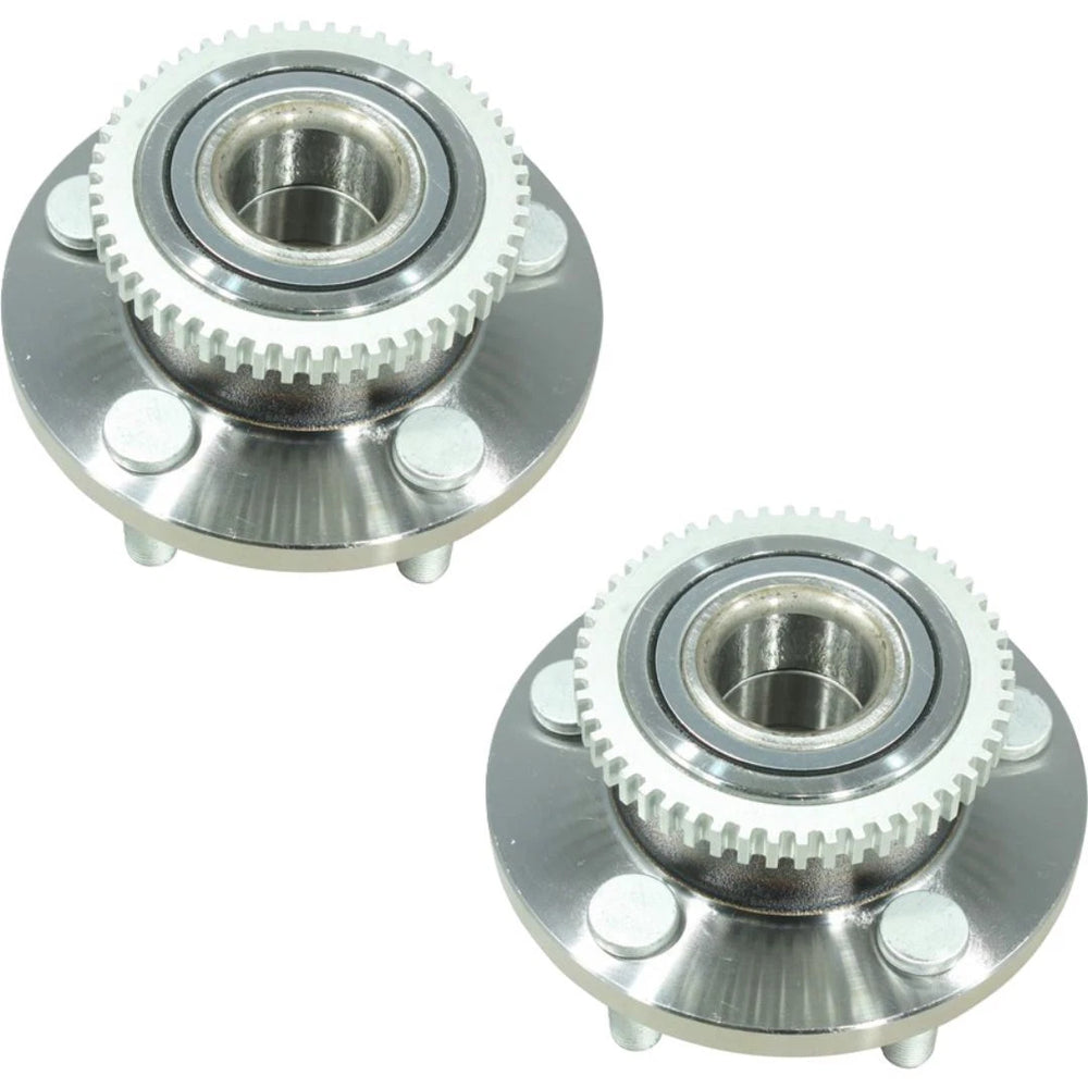 Pair of front wheel hub bearing assemblies for Ford Mustang FM FN RWD 2014-2024