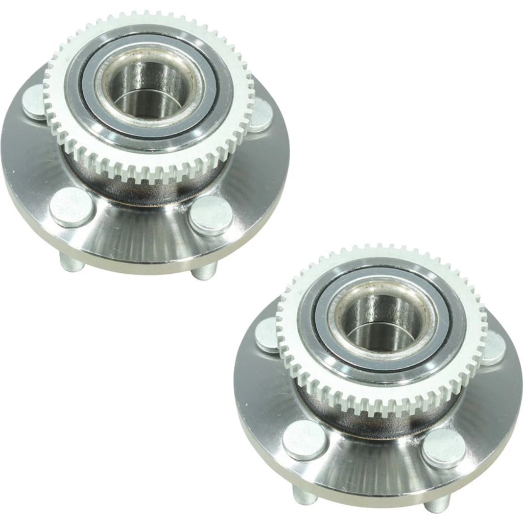 Pair Front Wheel Bearing Hub Assy for Ford Mustang FM FN 2.3L 5.0L RWD 2014-2024