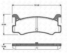 Load image into Gallery viewer, Rear Brake Pads Set for Mazda 323 1.6L 1.8L SEDAN &amp; HATCH ASTINA 1989-94