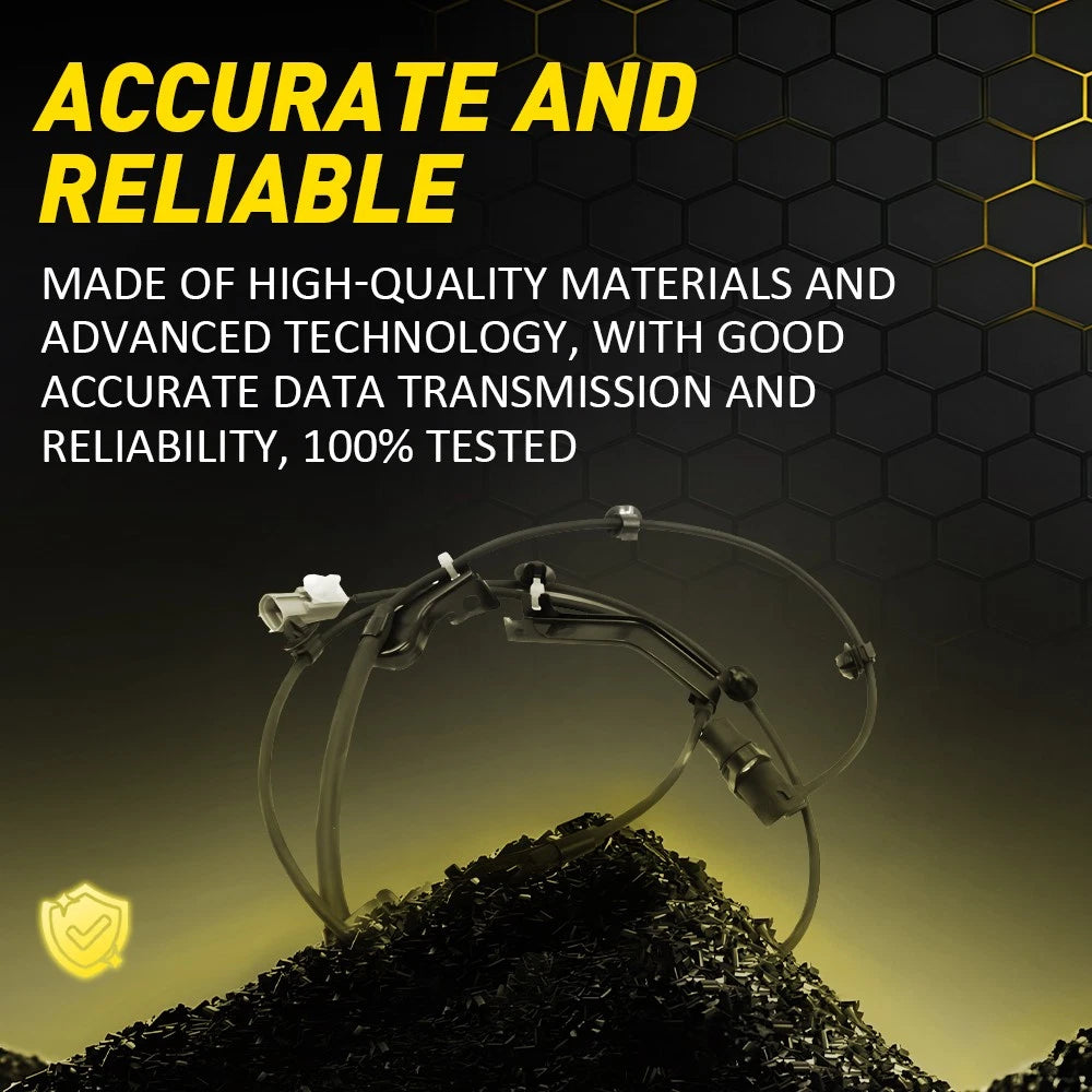 2x Front ABS Wheel Speed Sensors for Toyota Hilux & Fortuner 89542-0K020