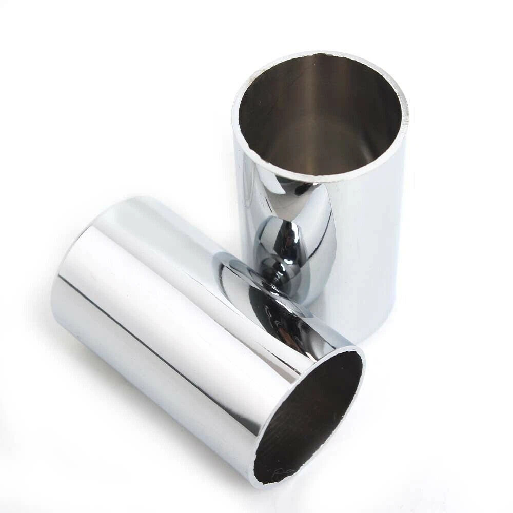 4X Chrome Docking Hardware Point Cover Fit For Harley Road King Softail Dyna ST