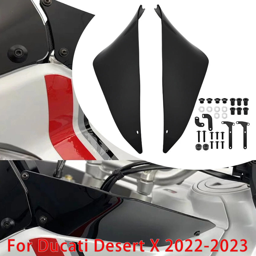Pair Motorcycle Wind Deflector Side Panels Cover For Ducati Desert X 2022-2023 S