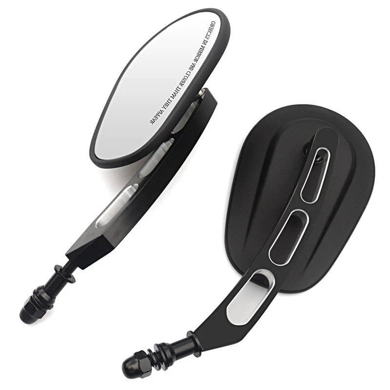 Motorcycle Black Rearview Mirrors For Harley for Dyna Touring Glide Softail ST