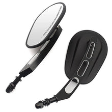 Load image into Gallery viewer, Motorcycle Black Rearview Mirrors For Harley for Dyna Touring Glide Softail ST